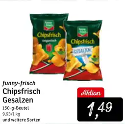KONSUM funny-frisch Chipsfrisch Gesalzen Angebot