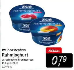 KONSUM Weihenstephan Rahmjoghurt Angebot