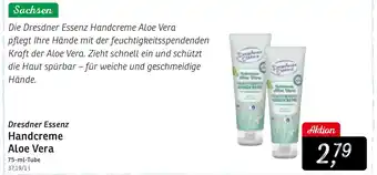 KONSUM Dresdner Essenz Handcreme Aloe Vera Angebot