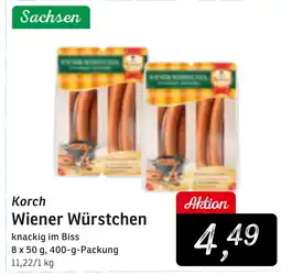 KONSUM Korch Wiener Würstchen Angebot