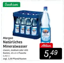 KONSUM Margon Natürliches Mineralwasser Angebot
