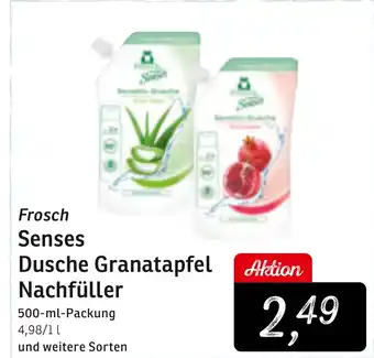 KONSUM Frosch Senses Dusche Granatapfel Nachfüller Angebot