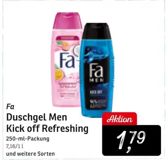 KONSUM Fa Duschgel Men Kick off Refreshing Angebot
