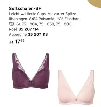 Tchibo Softschalen-BH Angebot
