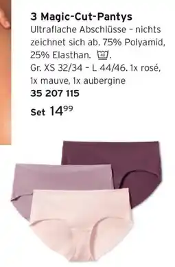 Tchibo 3 Magic-Cut-Pantys Angebot