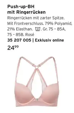 Tchibo Push-up-BH mit Ringerrücken Angebot