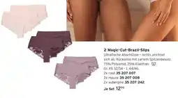 Tchibo 2 Magic-Cut-Brazil-Slips Angebot
