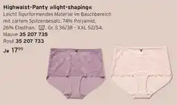Tchibo Highwaist-Panty »light-shaping<< Angebot