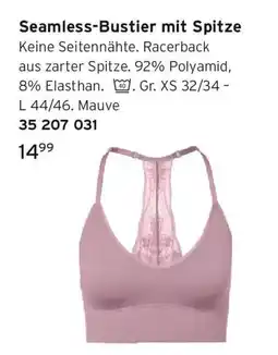 Tchibo Seamless-Bustier mit Spitze Angebot