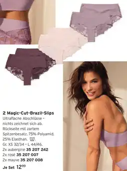Tchibo 2 Magic-Cut-Brazil-Slips Angebot