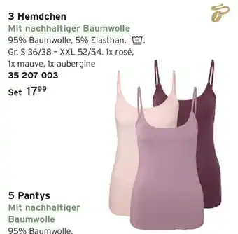 Tchibo 3 Hemdchen Angebot