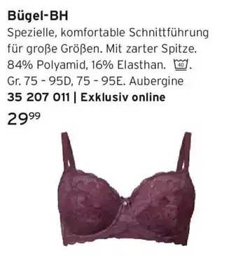 Tchibo Bügel-BH Angebot