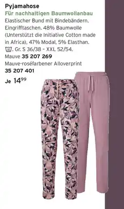 Tchibo Pyjamahose Angebot