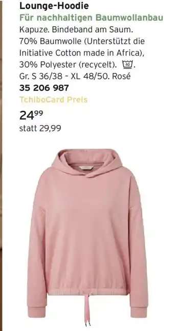 Tchibo Lounge-Hoodie Angebot