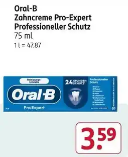 Rossmann Oral-B Zahncreme Pro-Expert Professioneller Schutz Angebot