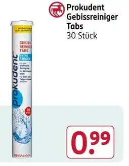 Rossmann Prokudent Gebissreiniger Tabs Angebot