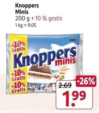 Rossmann Knoppers Minis Angebot
