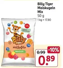 Rossmann Billy Tiger Maiskugeln Mix Angebot