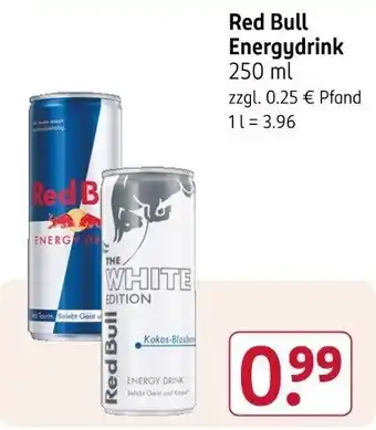 Rossmann Red Bull Energydrink Angebot