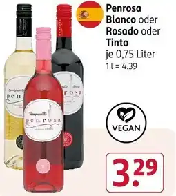 Rossmann Penrosa Blanco oder Rosado oder Tinto Angebot