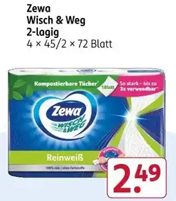 Rossmann Zewa Wisch & Weg 2-lagig Angebot