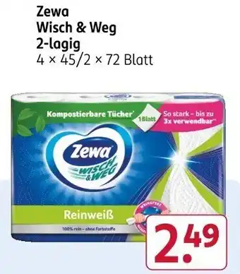 Rossmann Zewa Wisch & Weg 2-lagig Angebot