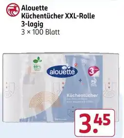 Rossmann Alouette Küchentücher XXL-Rolle Angebot