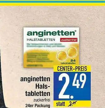 E-Center Anginetten Halstabletten Angebot