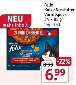 Rossmann Felix Katze Nassfutter Vorratspack Angebot