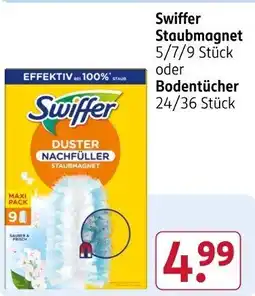 Rossmann Staubmagnet oder Bodentücher Angebot