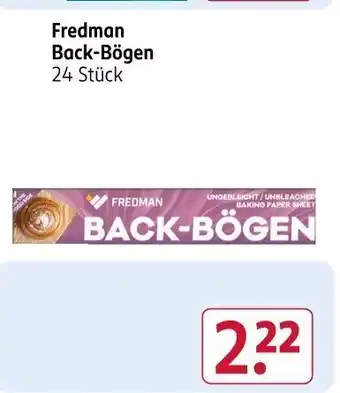 Rossmann Fredman Back-Bögen 24 Stück Angebot