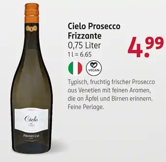 Rossmann Cielo Prosecco Frizzante Angebot