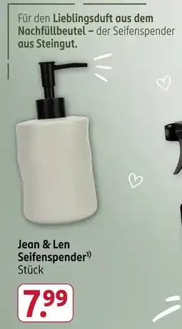 Rossmann Jean & Len Seifenspender Angebot