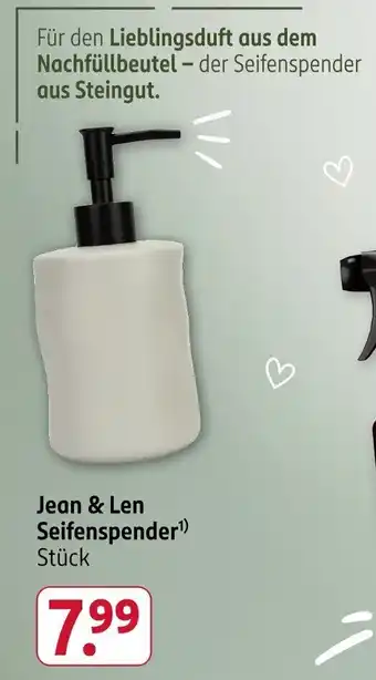Rossmann Jean & Len Seifenspender Angebot