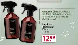 Rossmann Jean & Len Raumspray Angebot