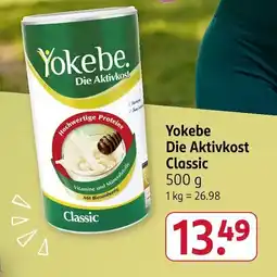 Rossmann Yokebe Die Aktivkost Classic Angebot