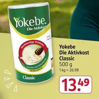 Rossmann Yokebe Die Aktivkost Classic Angebot