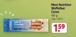 Rossmann Maxi Nutrition Waffelbar Cocos Angebot