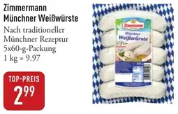 Galeria Markthalle Zimmermann Münchner Weißwürste Angebot