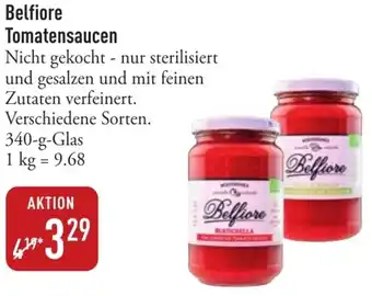 Galeria Markthalle Belfiore Tomatensaucen Angebot