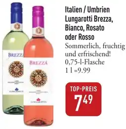 Galeria Markthalle Italien / Umbrien Lungarotti Brezza, Bianco, Rosato oder Rosso Angebot