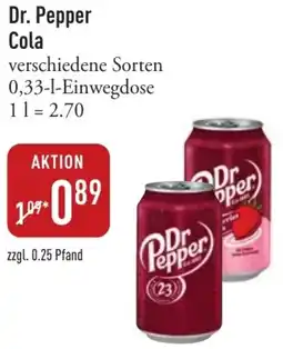 Galeria Markthalle Dr. Pepper Cola Angebot