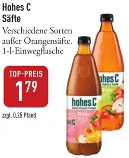 Galeria Markthalle Hohes C Säfte Angebot