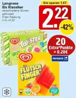 WEZ Langnese Eis Klassiker Angebot
