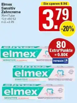 WEZ Elmex Sensitiv Zahncreme Angebot