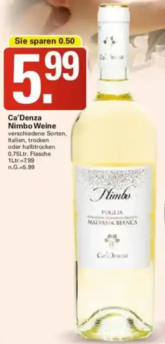 WEZ Ca'Denza Nimbo Weine Angebot