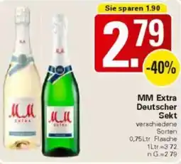 WEZ MM Extra Deutscher Sekt Angebot