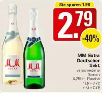 WEZ MM Extra Deutscher Sekt Angebot