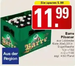 WEZ Barre Pilsener Angebot