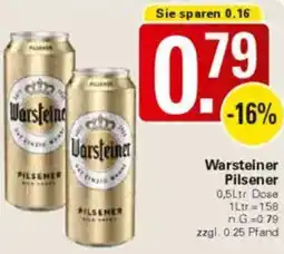 WEZ Warsteiner Pilsener Angebot